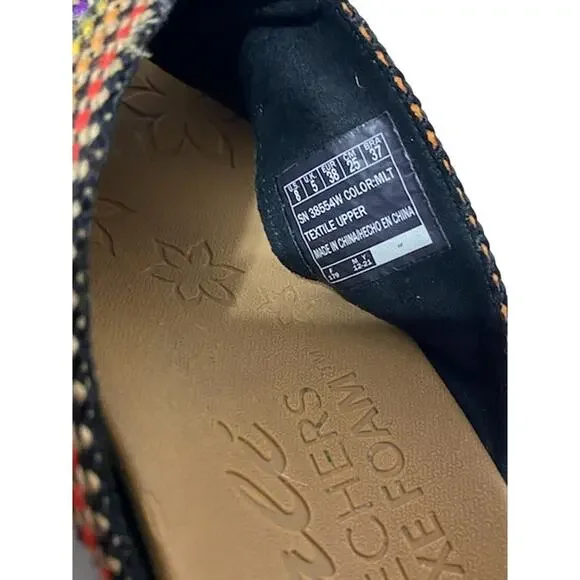 CALI SKECHERS Luxe Foam Women's 8 Beverlee Delighted Wedge Sandals Comfort Shoes - Picture 5 of 7